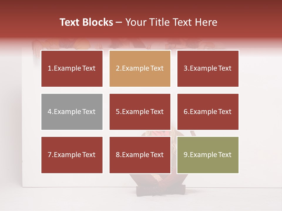 Finger Banner Background PowerPoint Template