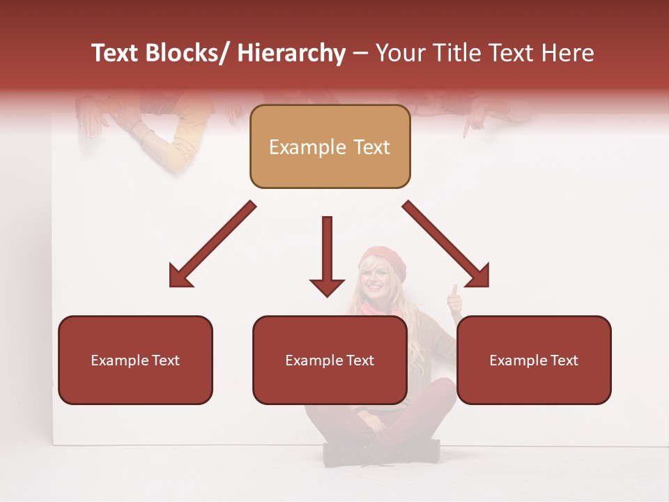 Finger Banner Background PowerPoint Template