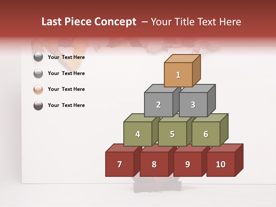 Finger Banner Background PowerPoint Template