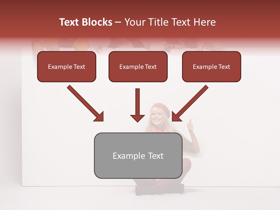 Finger Banner Background PowerPoint Template