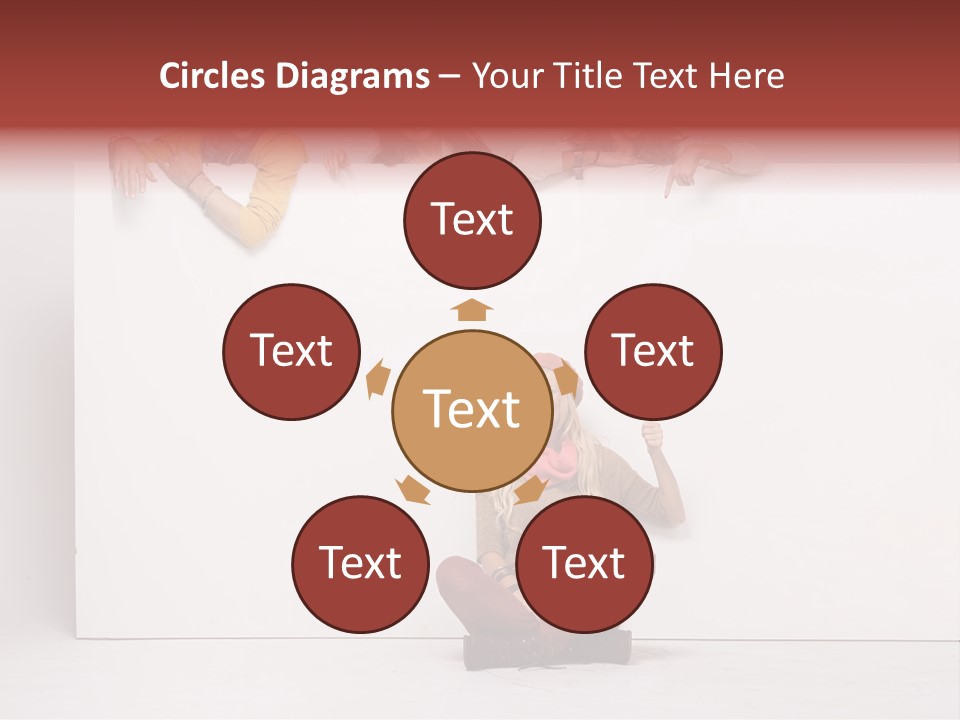 Finger Banner Background PowerPoint Template