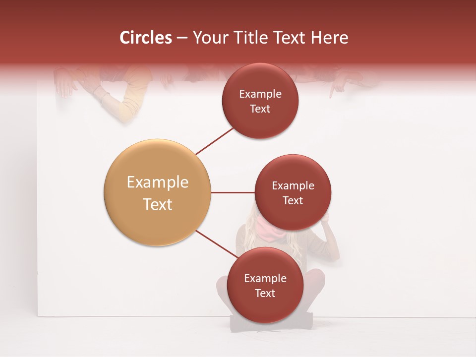 Finger Banner Background PowerPoint Template