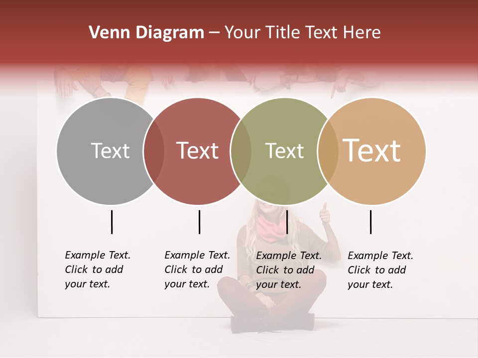 Finger Banner Background PowerPoint Template