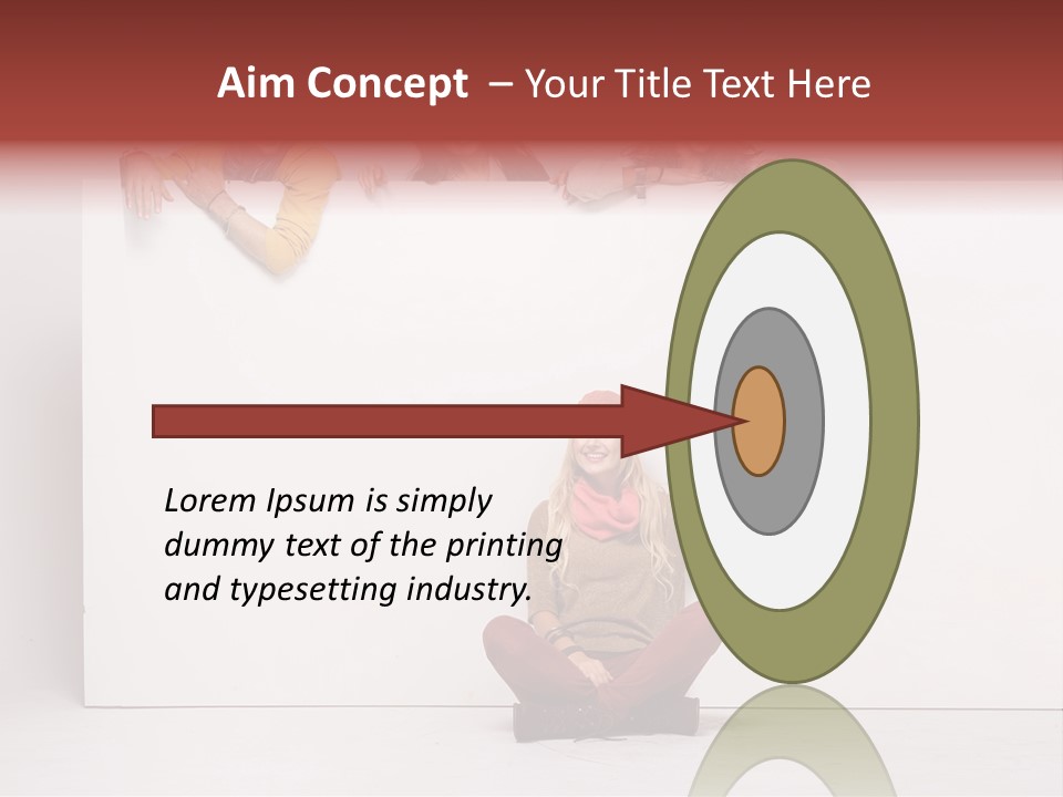 Finger Banner Background PowerPoint Template