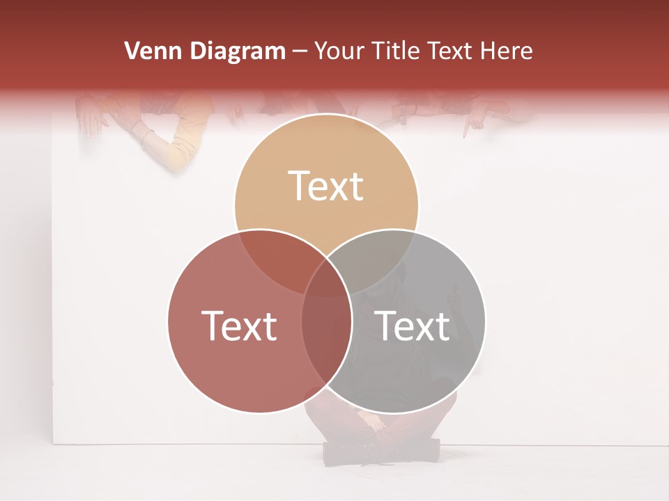 Finger Banner Background PowerPoint Template