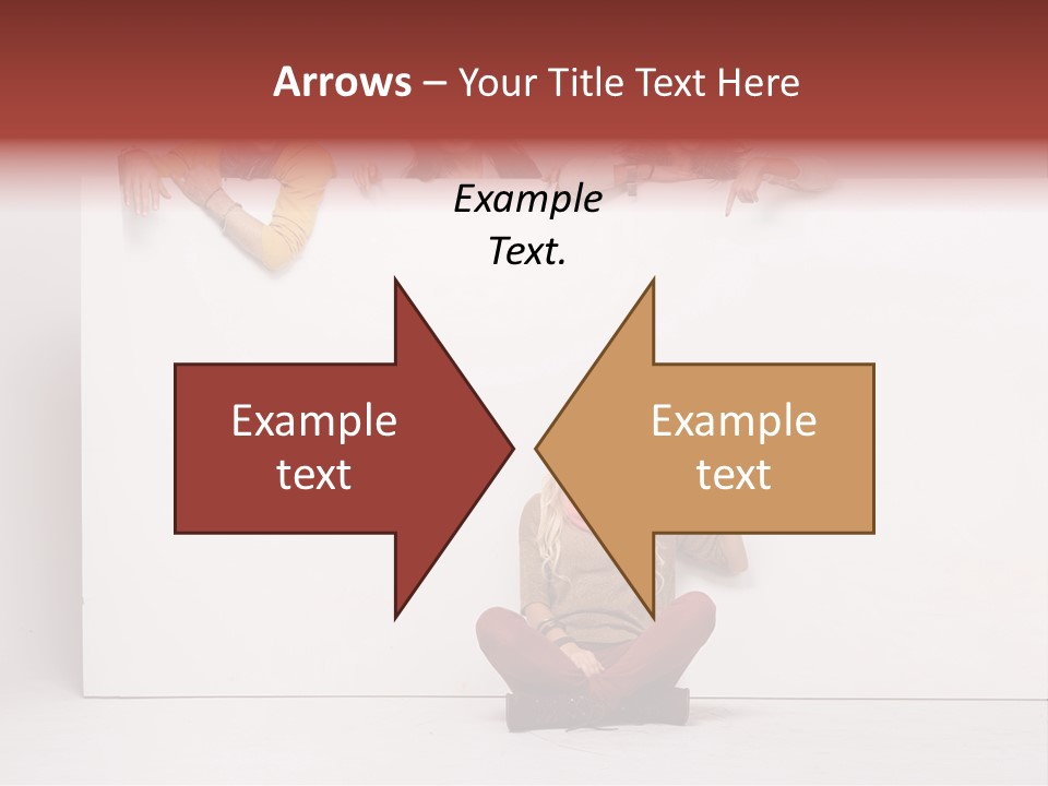 Finger Banner Background PowerPoint Template