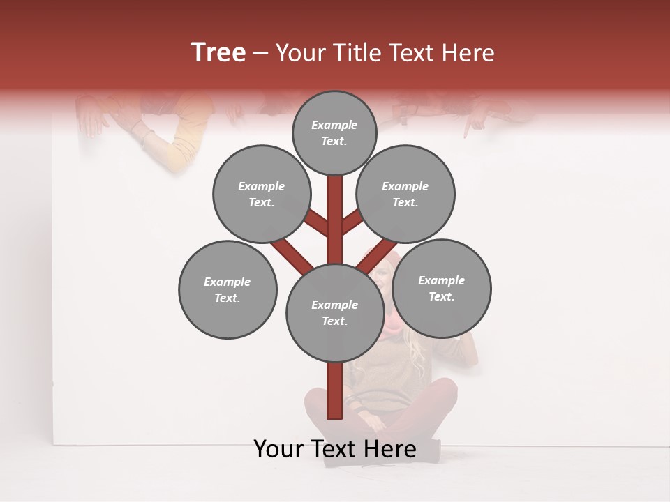 Finger Banner Background PowerPoint Template