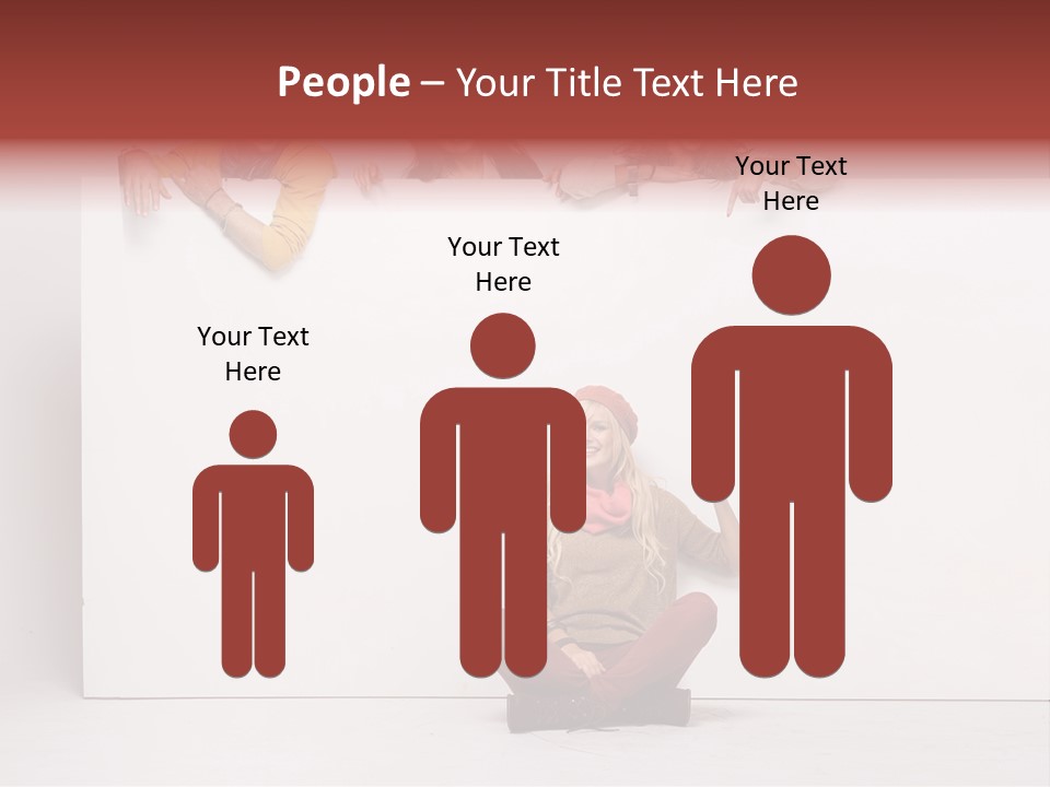 Finger Banner Background PowerPoint Template