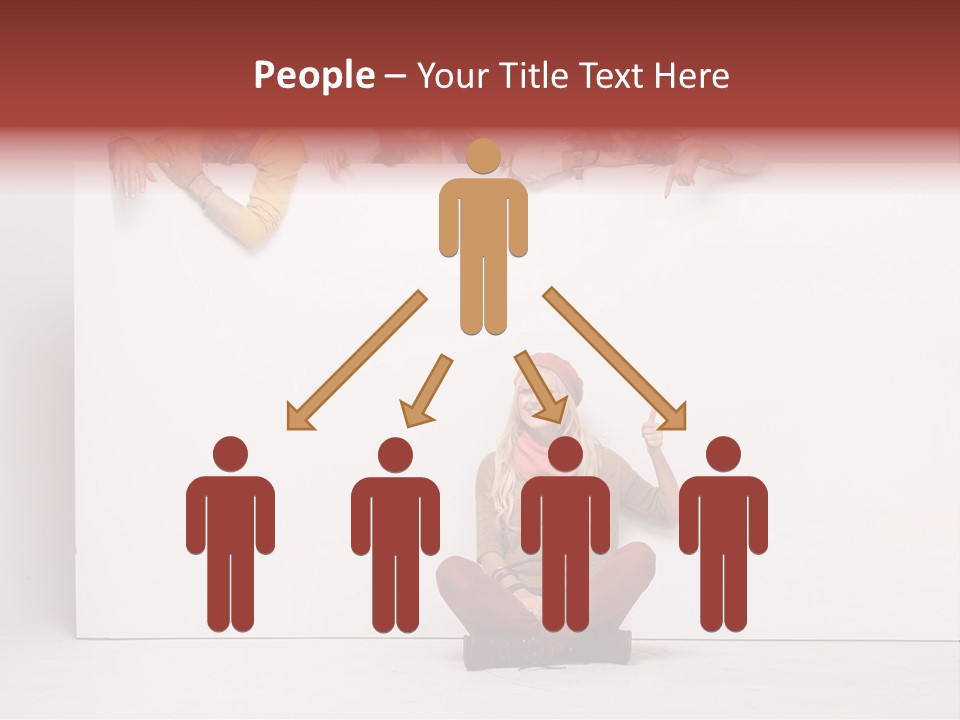 Finger Banner Background PowerPoint Template