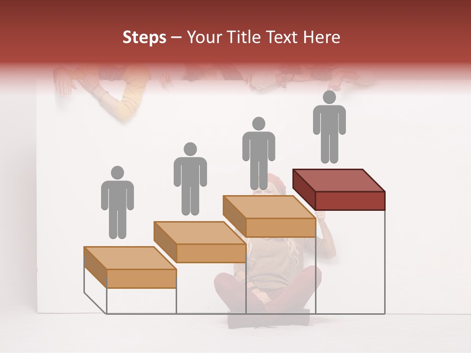 Finger Banner Background PowerPoint Template