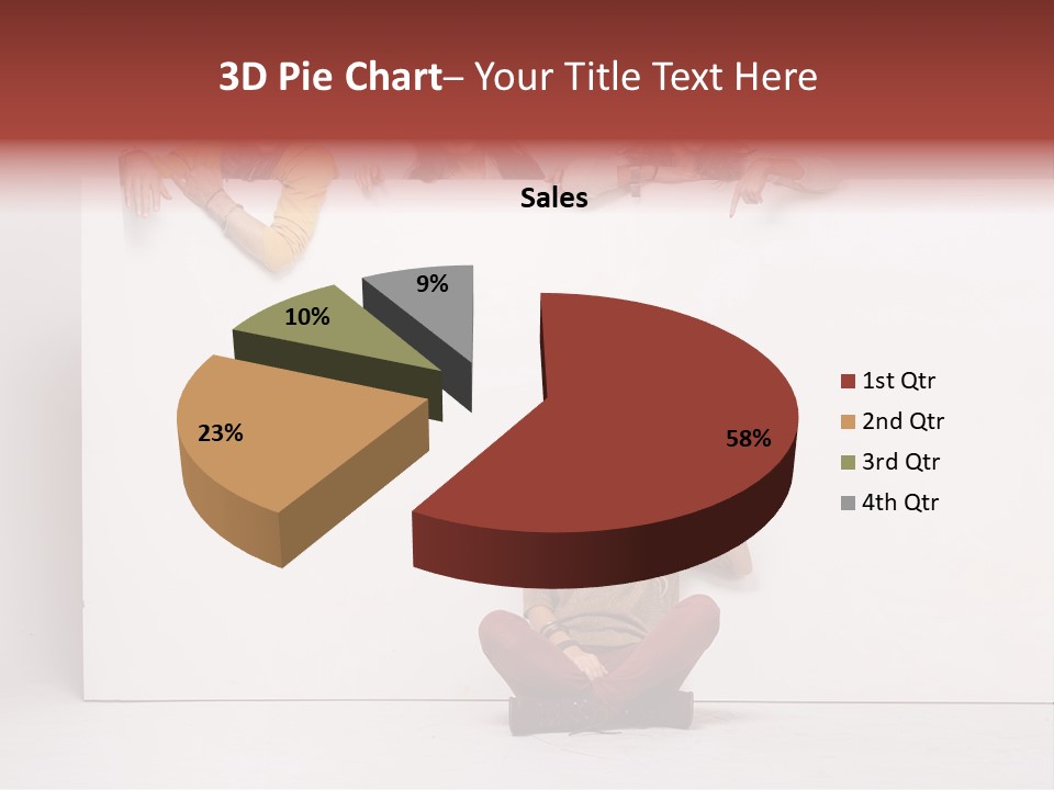 Finger Banner Background PowerPoint Template