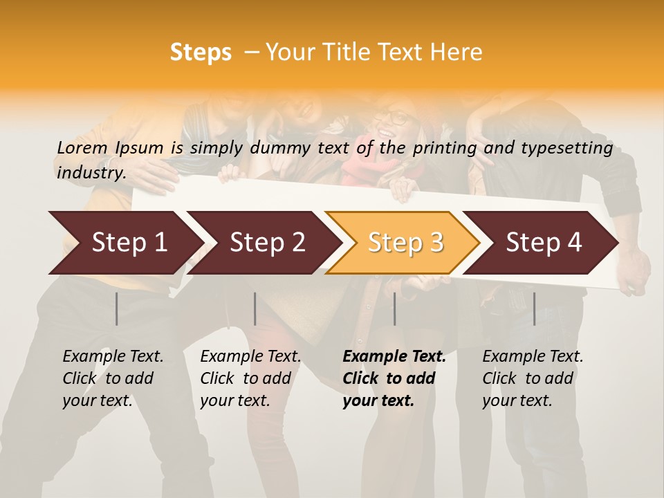 Empty Isolated Fall PowerPoint Template