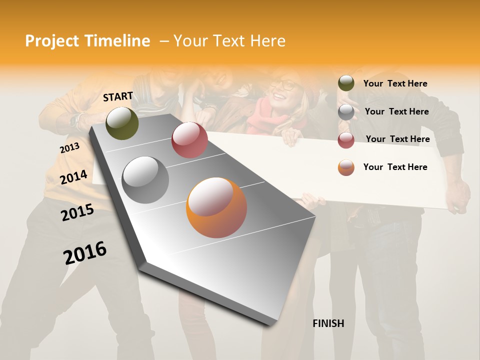 Empty Isolated Fall PowerPoint Template