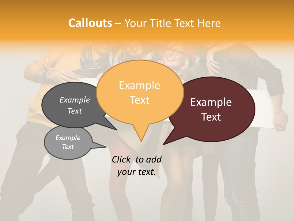 Empty Isolated Fall PowerPoint Template