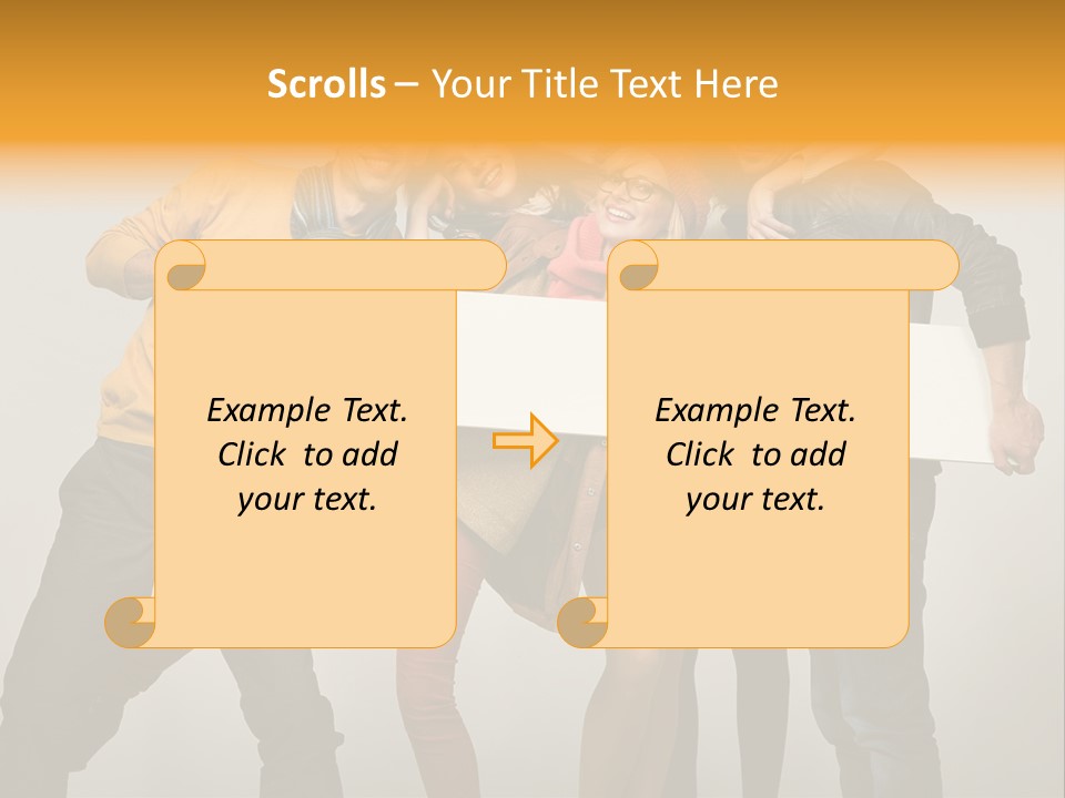 Empty Isolated Fall PowerPoint Template