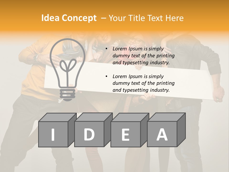 Empty Isolated Fall PowerPoint Template