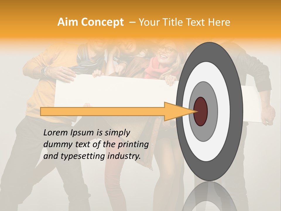 Empty Isolated Fall PowerPoint Template