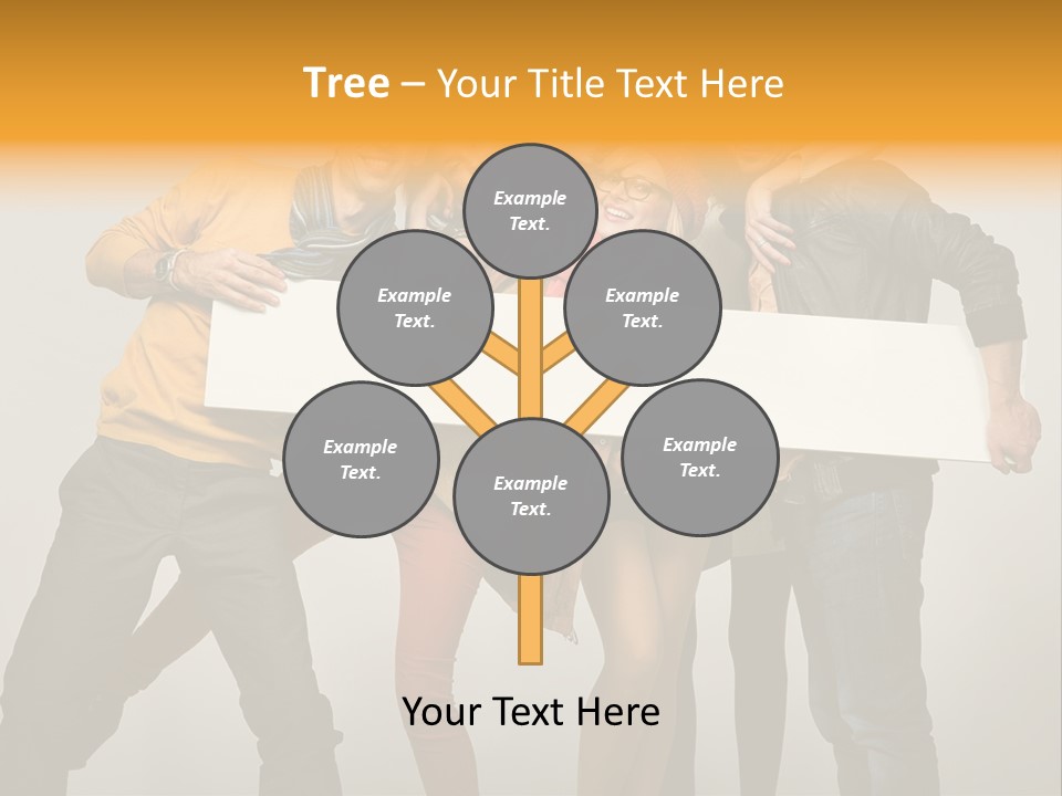 Empty Isolated Fall PowerPoint Template