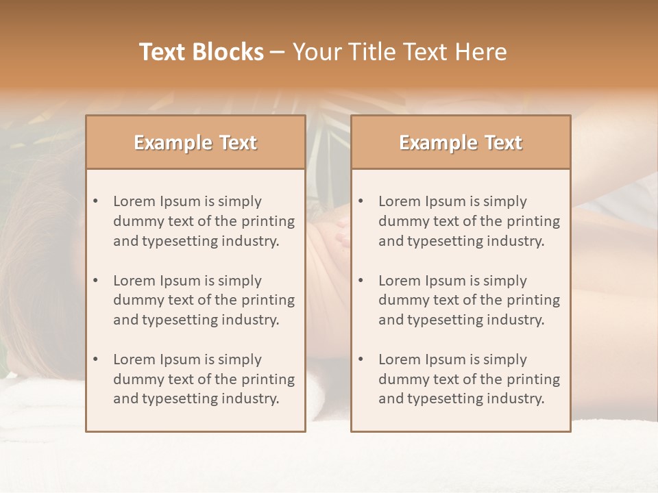 Adorable Spa Body PowerPoint Template