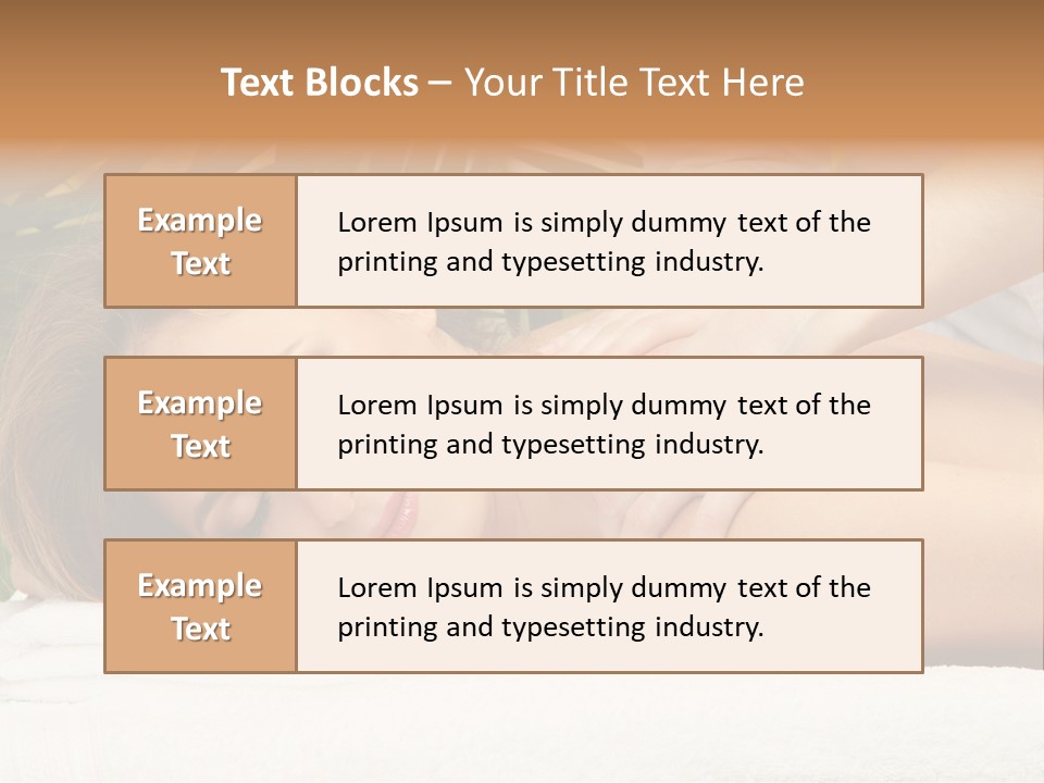 Adorable Spa Body PowerPoint Template