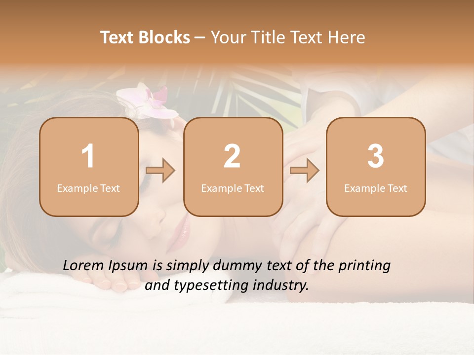 Adorable Spa Body PowerPoint Template