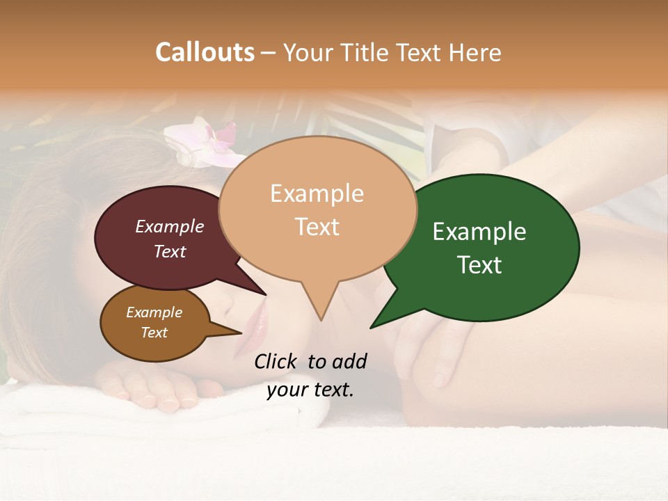 Adorable Spa Body PowerPoint Template