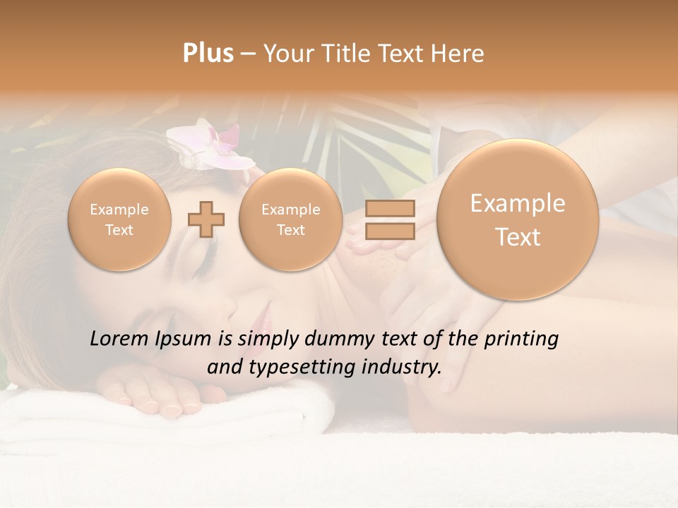 Adorable Spa Body PowerPoint Template