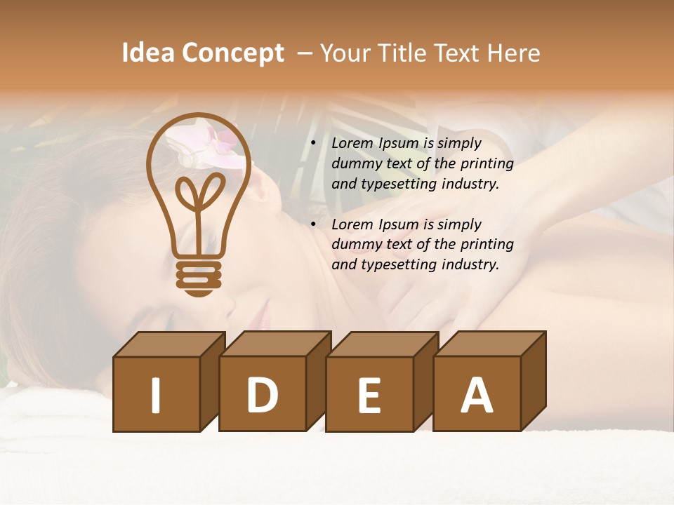 Adorable Spa Body PowerPoint Template