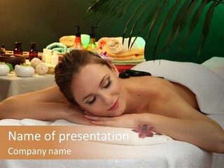 Attractive Stones Aroma PowerPoint Template