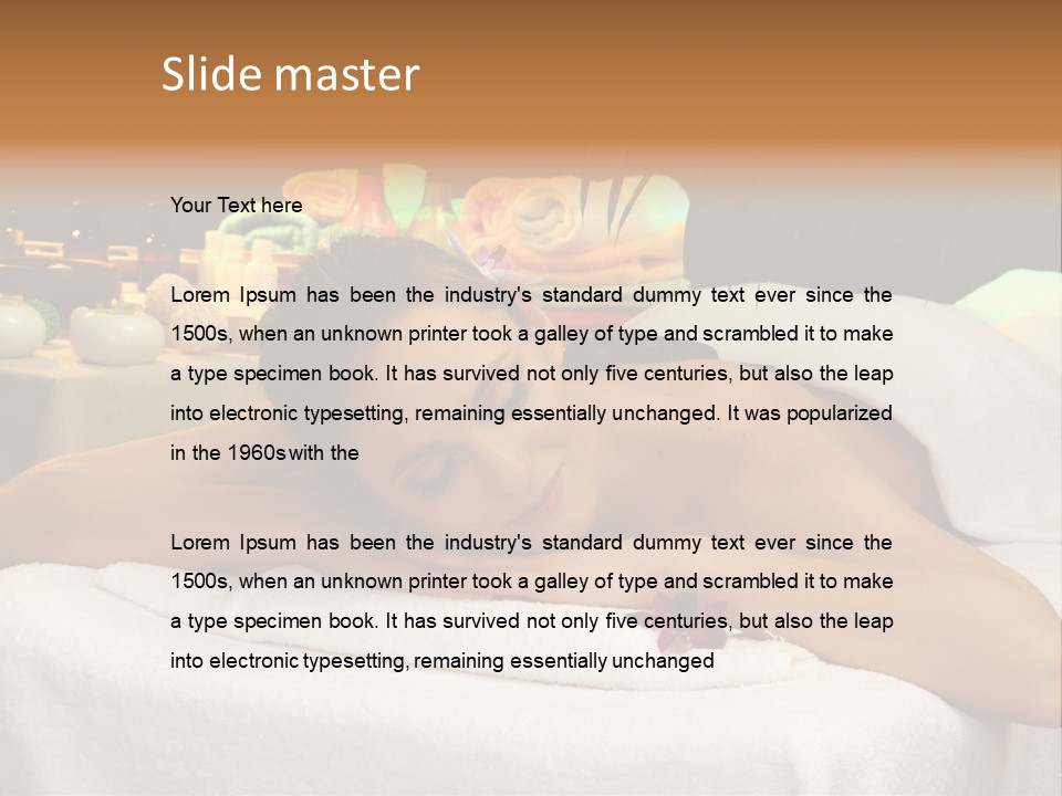 Attractive Stones Aroma PowerPoint Template