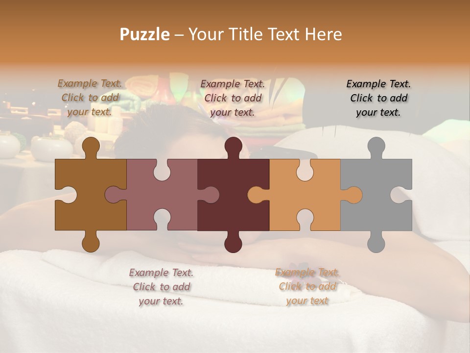 Attractive Stones Aroma PowerPoint Template