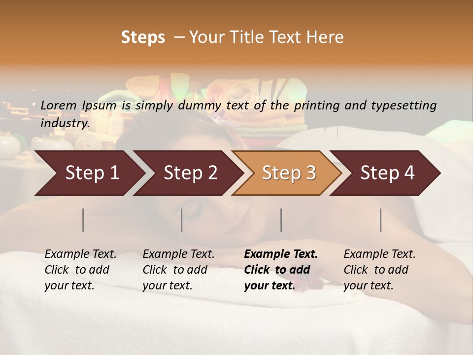Attractive Stones Aroma PowerPoint Template