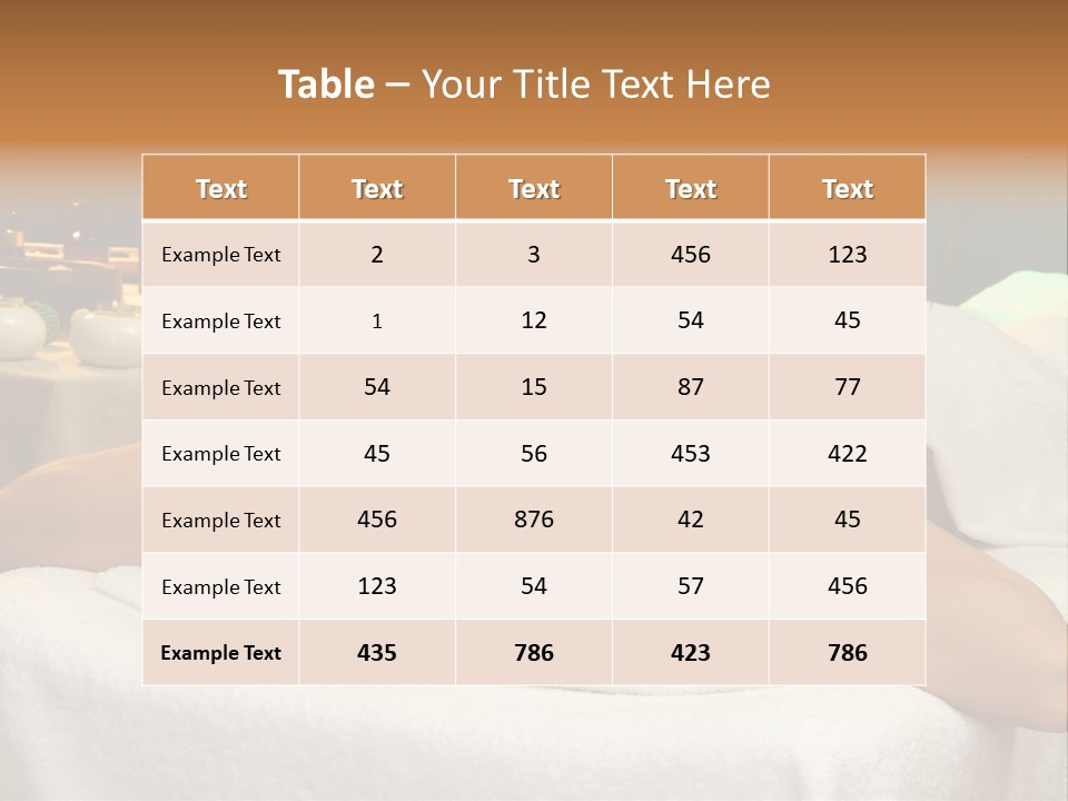 Attractive Stones Aroma PowerPoint Template