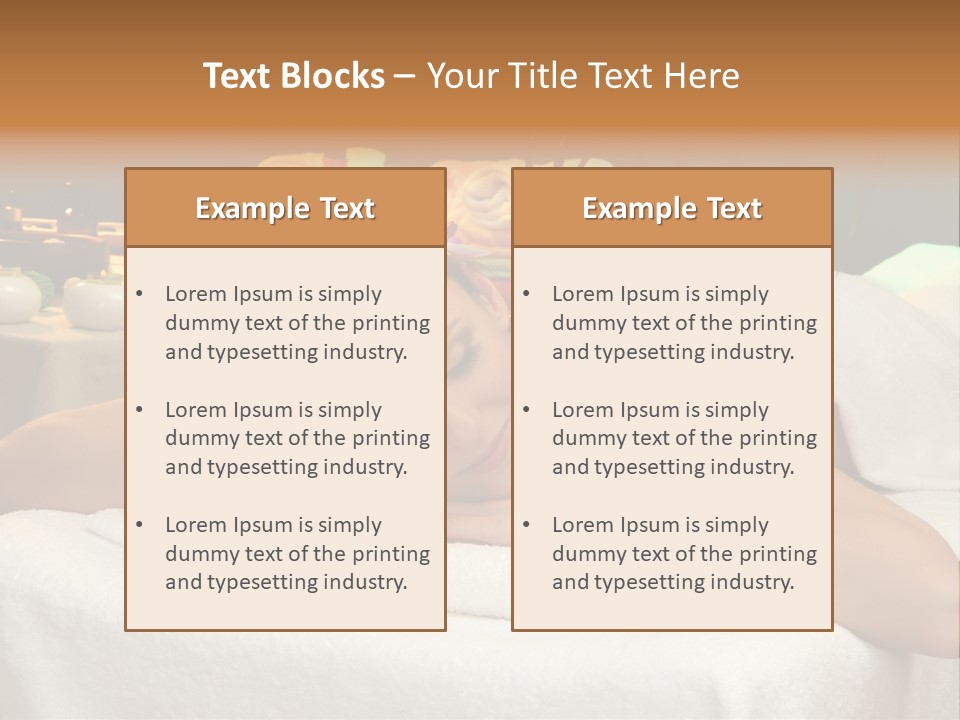 Attractive Stones Aroma PowerPoint Template