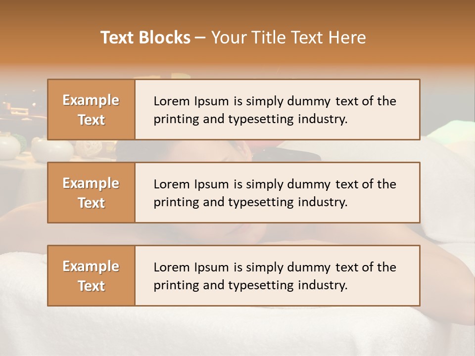 Attractive Stones Aroma PowerPoint Template