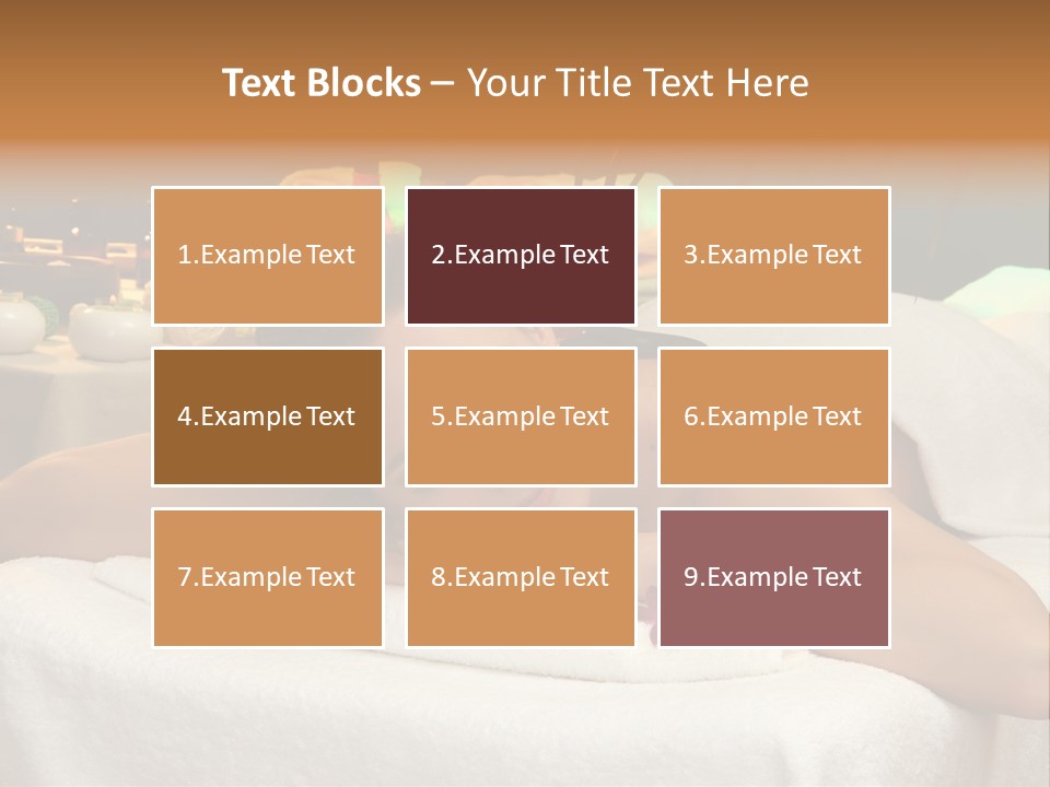 Attractive Stones Aroma PowerPoint Template