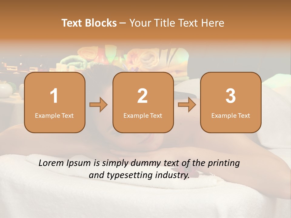 Attractive Stones Aroma PowerPoint Template