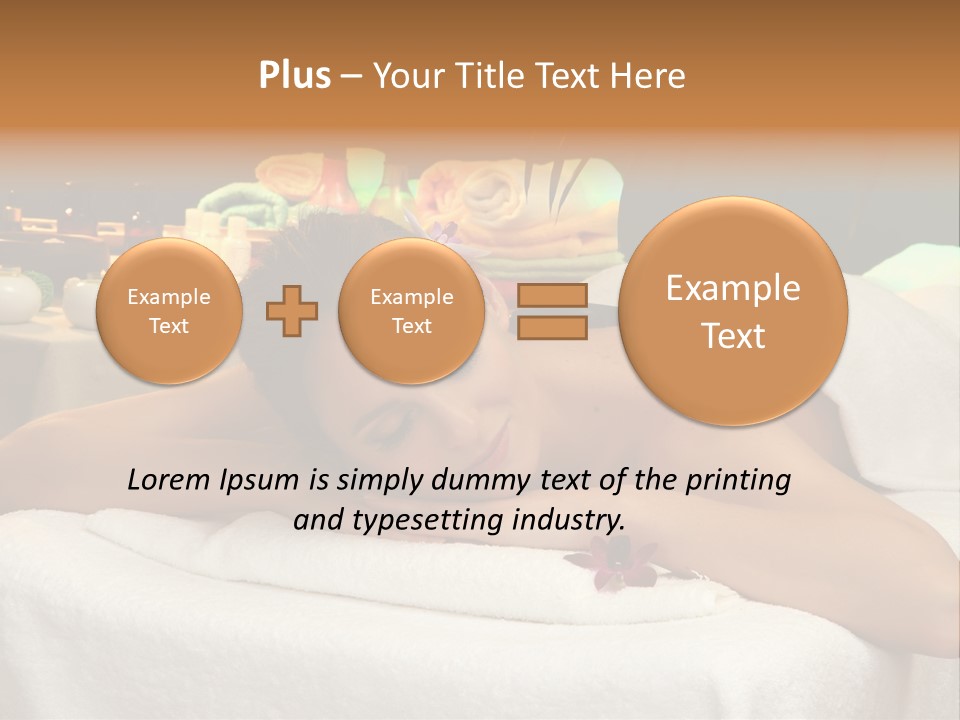 Attractive Stones Aroma PowerPoint Template