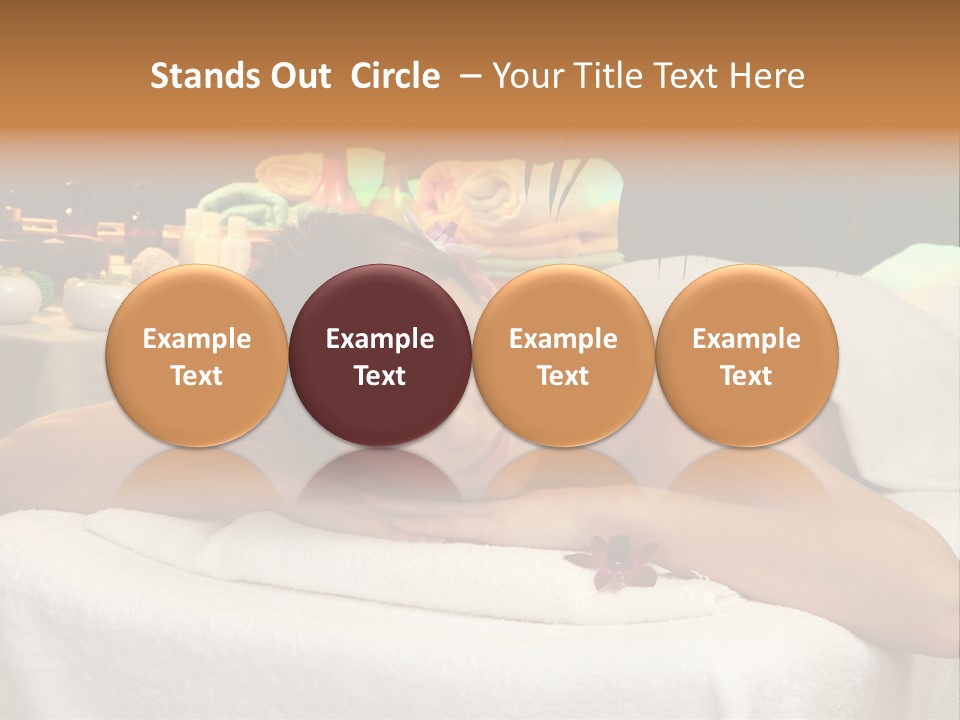 Attractive Stones Aroma PowerPoint Template