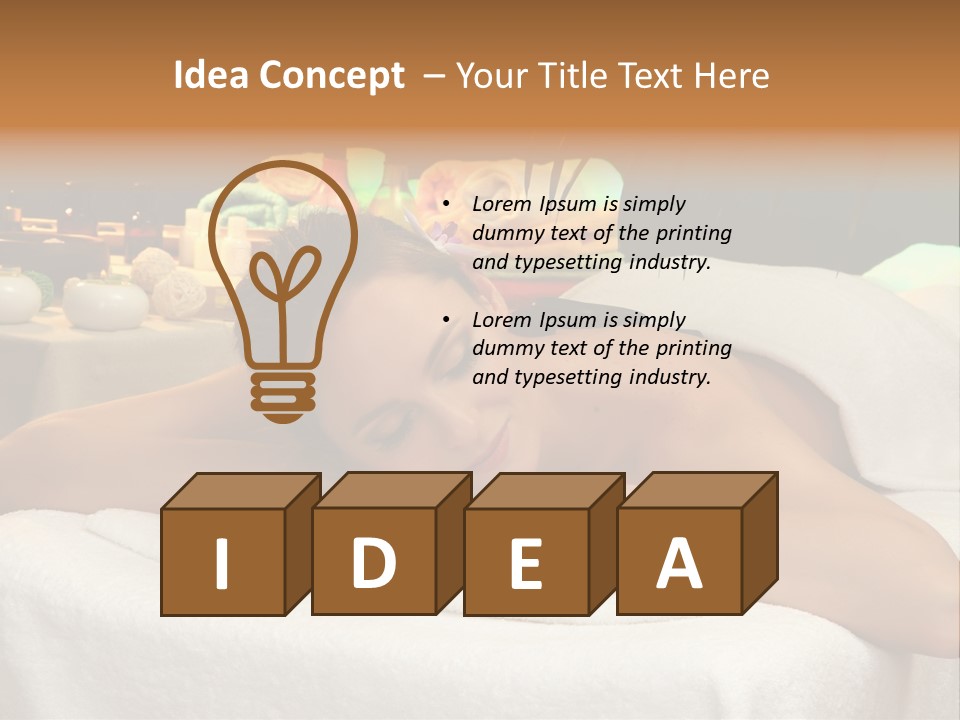 Attractive Stones Aroma PowerPoint Template