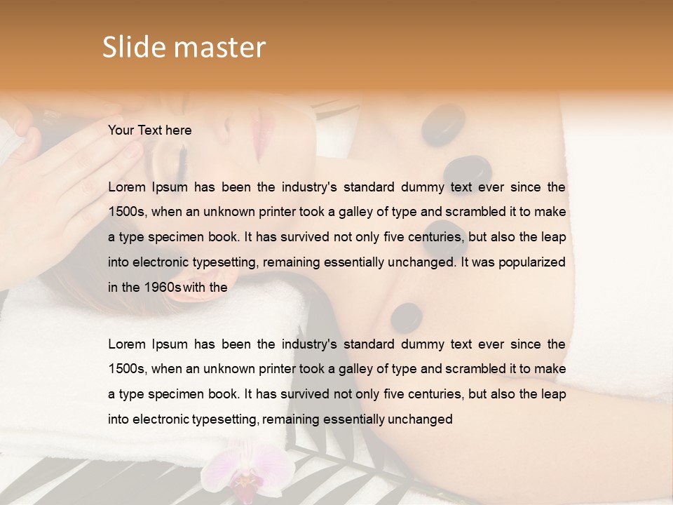 Healthy Orchid Hot PowerPoint Template