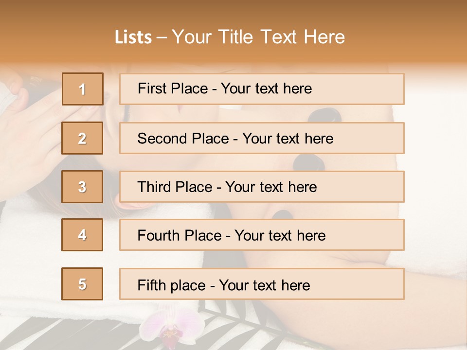 Healthy Orchid Hot PowerPoint Template