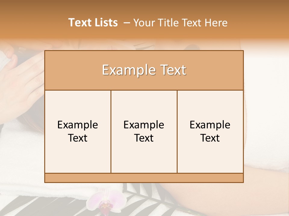 Healthy Orchid Hot PowerPoint Template