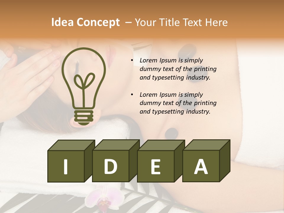 Healthy Orchid Hot PowerPoint Template