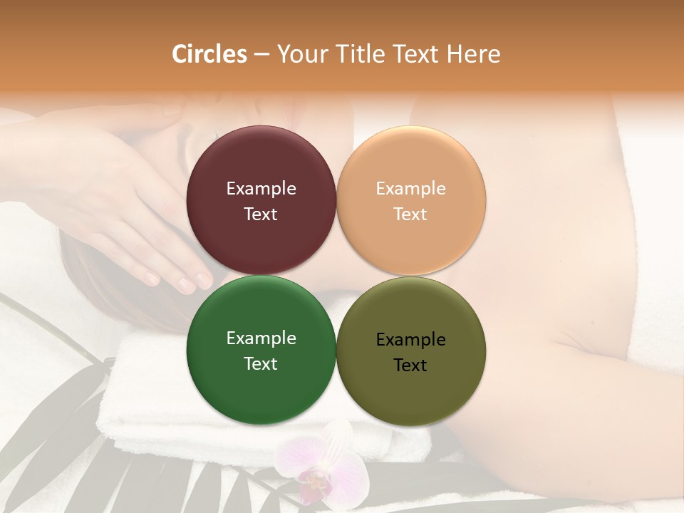 Head Professional Orchid PowerPoint Template