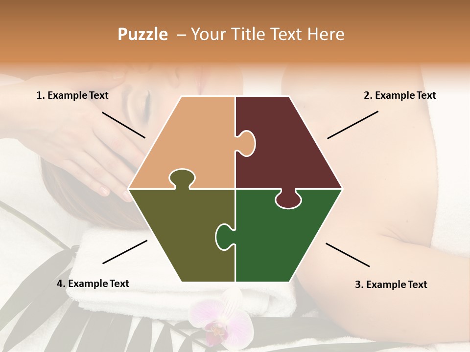 Head Professional Orchid PowerPoint Template