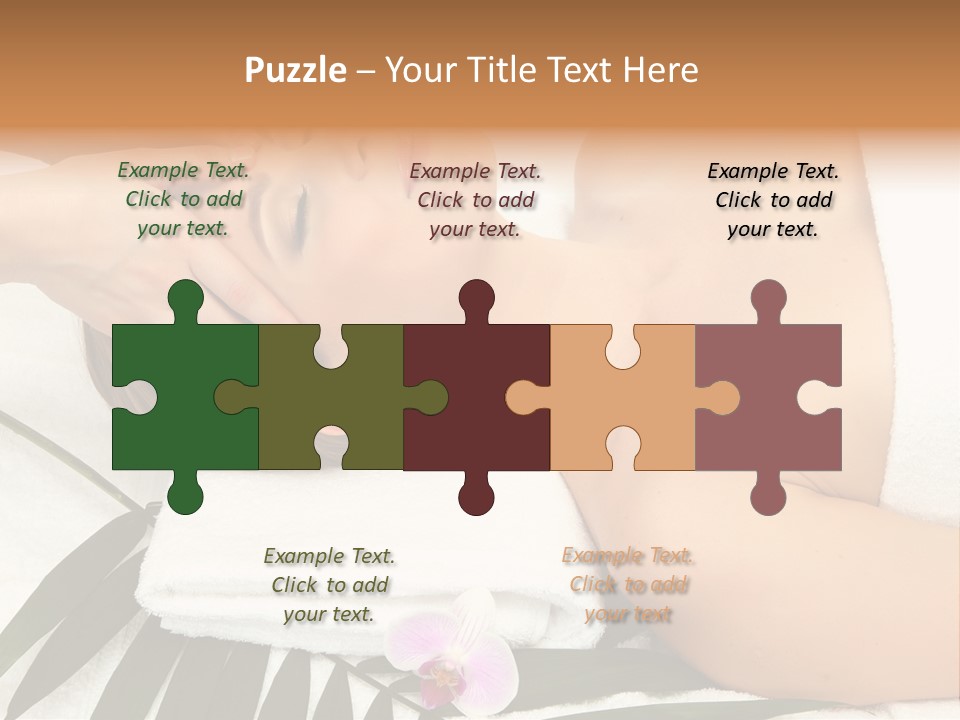 Head Professional Orchid PowerPoint Template