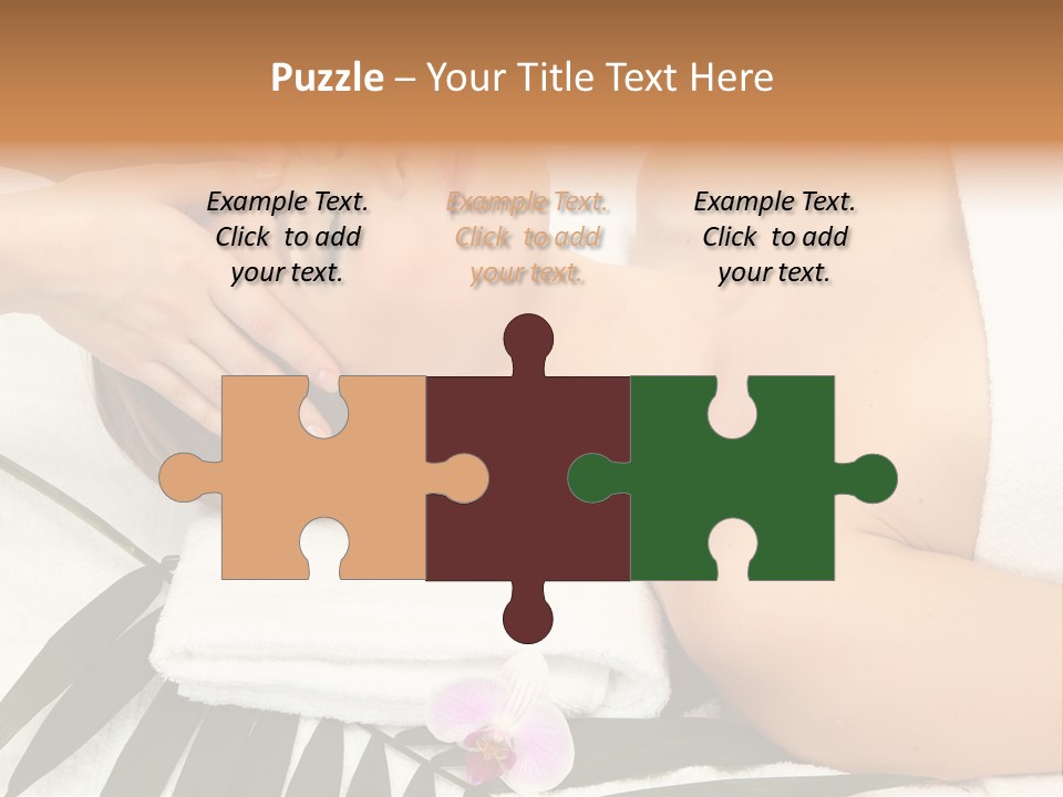 Head Professional Orchid PowerPoint Template