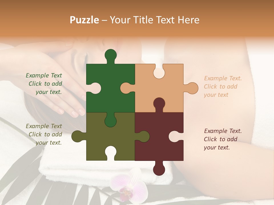 Head Professional Orchid PowerPoint Template