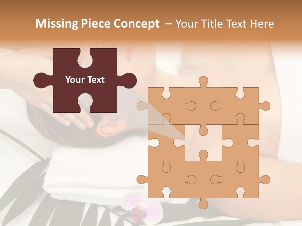 Head Professional Orchid PowerPoint Template